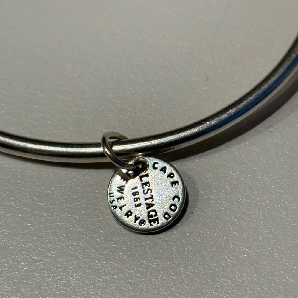 Cape Cod Silver Single Ball Bracelet Size 6.5 - Picture 4 of 6